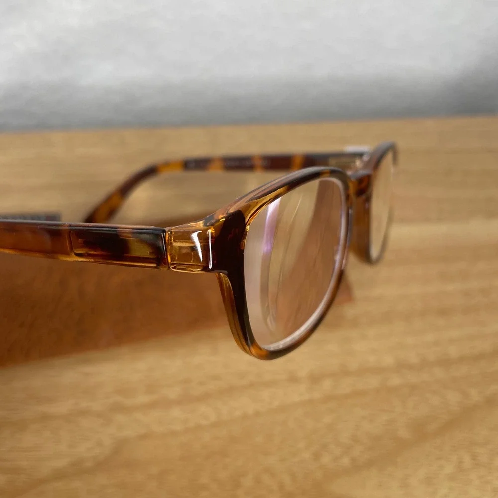 Lot of 4 Reading Glasses +4.00 Strength Tortoise Leopard Print with Soft Cases